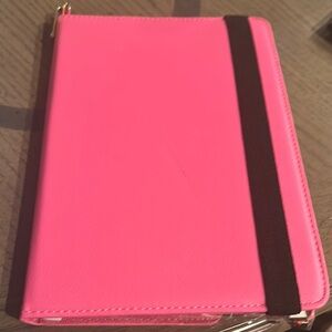 Sleek Pink Tablet Cover with Elastic Band